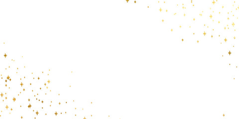 Abstract stars shiny gold glitter design element.Gold Texture. Stars gold dust Light Golden Confetti star. Golden Illustration Backdrop. Celebrate banner.