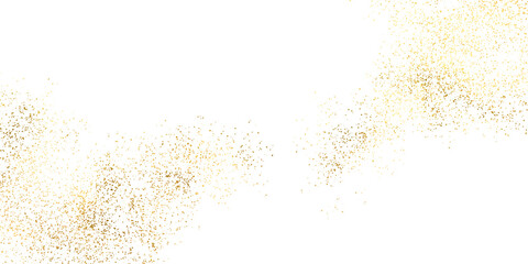 Gold Foil, gold splatter, glitter Gold, stroke Gold on transparent background.Festive background with gold glitter and confetti for celebration with glowing golden particles.