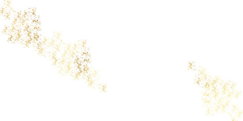 Gold Foil, gold splatter, glitter Gold, stroke Gold on transparent background.Festive background with gold glitter and confetti for celebration with glowing golden particles.