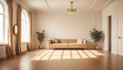 Photo interior modern design room 3d illustration