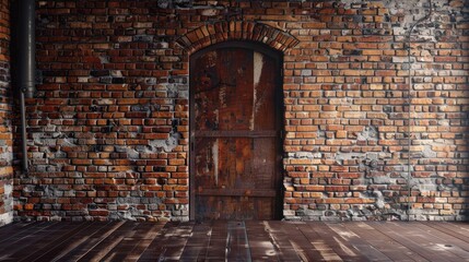 Elegant brick backdrop