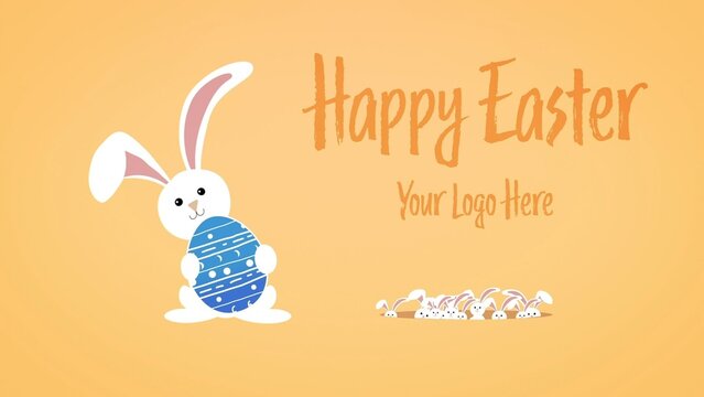Happy Easter Bunny Title Intro Opener
