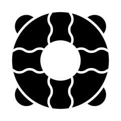 Lifebuoy glyph icon