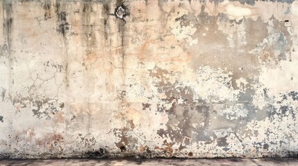 Aged weathered wall with ample room for text