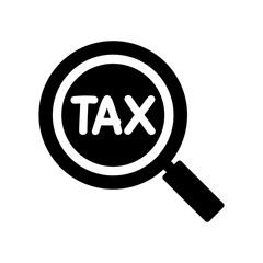 Tax icon vector illustration graphic design