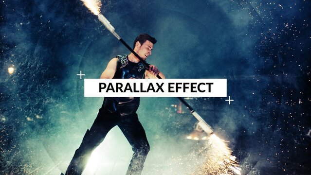 Modern Parallax Media Slideshow Opener