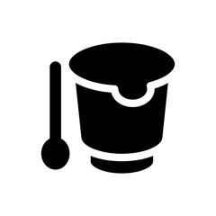 Yogurt icon vector illustration graphic design
