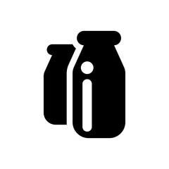 Bottle of milk icon vector illustration graphic design