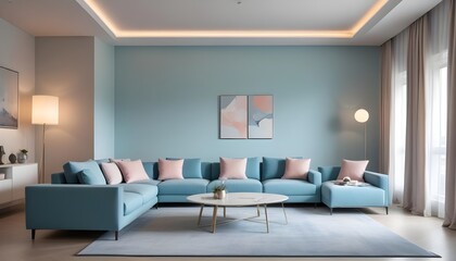 Fototapeta premium Photo interior modern design room 3d illustration