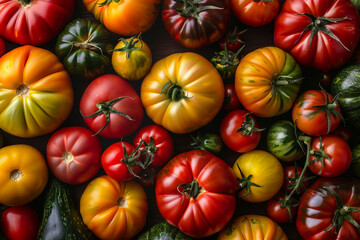 Healthy food selection created with generative Ai technology