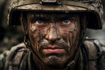 Obraz premium AI generated picture concept of military force war and peace fight for independence