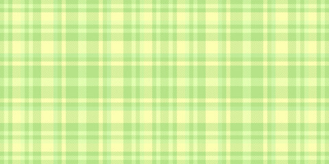 Styled seamless vector texture, plain background fabric plaid. Various check textile tartan pattern in green and light colors.