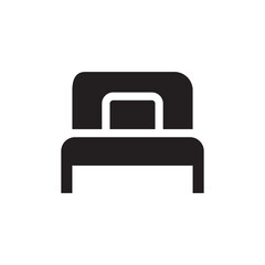 Single bed icon vector illustration graphic design