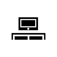 TV shelf icon vector illustration graphic design