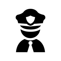 Policeman icon vector illustration graphic design