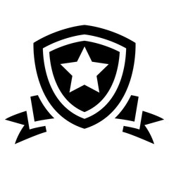 Police Badge icon vector illustration graphic design