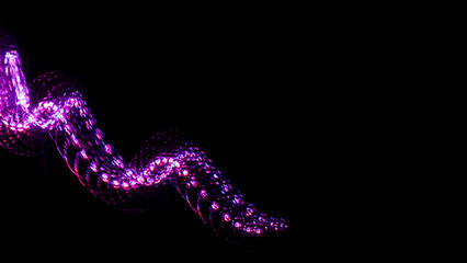 Dunkler Desktop Hintergrund Effekt Technik Motion Overlay Sci-Fi