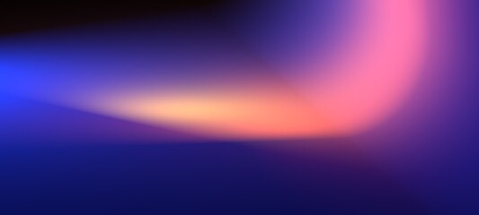 A blurry gradient of pink and blue