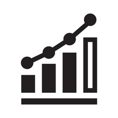 Graph icon vector illustration graphic design