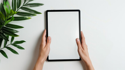 Educate & Engage: Black Tablet Mockup for Teachers & Students