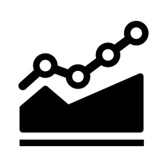 Graph icon vector illustration graphic design