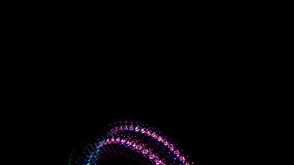 Dunkler Desktop Hintergrund Effekt Technik Motion Overlay Sci-Fi