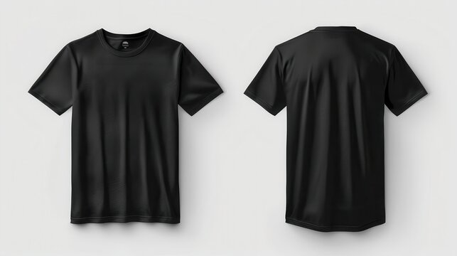 Black T Shirt Front Back Images Browse 85 198 Stock Photos Vectors and Video Adobe Stock