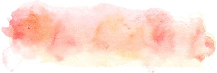 Obraz premium abstract yellow orange watercolor