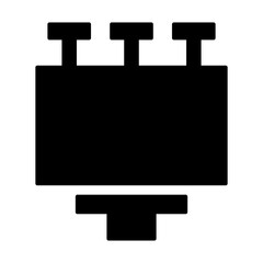 Billboard icon vector illustration graphic design