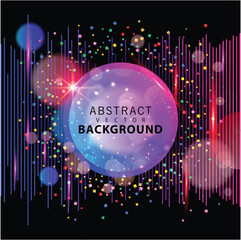 Abstract Elements gradient Dark background