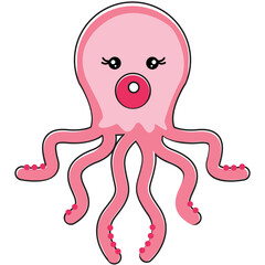 pink octopus