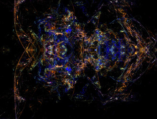 Imaginatory fractal abstract background Image