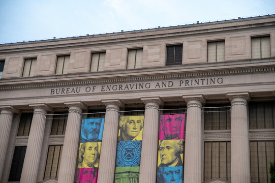 05 June 2024, Bureau of Engraving and Printing building in Washington DC