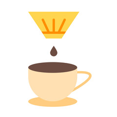 Coffee Filter Flat Icon