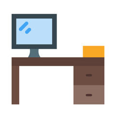 Desk Flat Icon