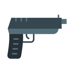 Obraz premium Gun Flat Icon