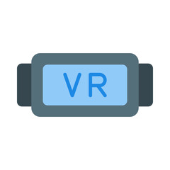 Vr Glasses Flat Icon