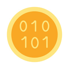 Binary Flat Icon