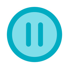 Pause Flat Icon