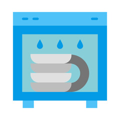 Dishwasher Flat Icon