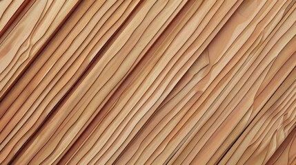 An abstract close-up of light brown, grooved wood texture resembling flowing drapery, exhibiting natural, fluid patterns in soft, neutral tones.