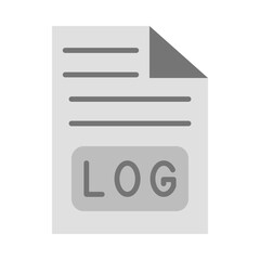 Logs Flat Icon