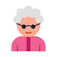 Grandmother Flat Icon
