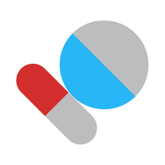 Pills Flat Icon