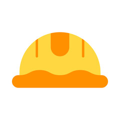 Hard Hat Flat Icon
