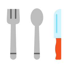 Cutlery Flat Icon