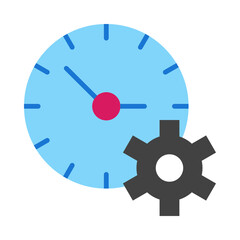 Time Management Flat Icon