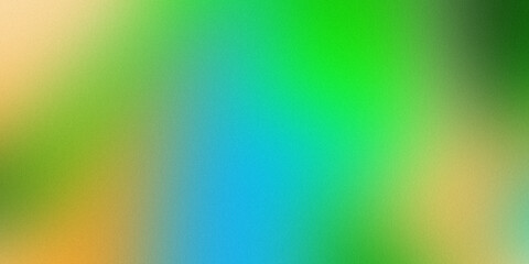 Colorful modern gradient background yellow and green texture noise