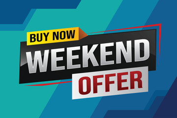 Buy now weekend Special sale tag. Banner design template for marketing. Special offer promotion retail. background banner modern graphic design for advertising store shop, online store, website

