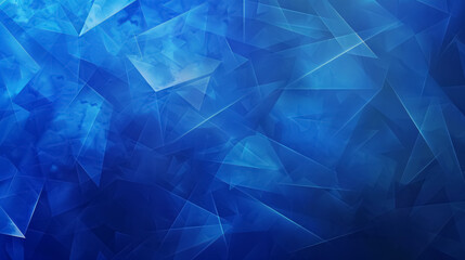 Obraz premium Blue Geometric Abstract Banner Design: A background featuring abstract blue geometric shapes.